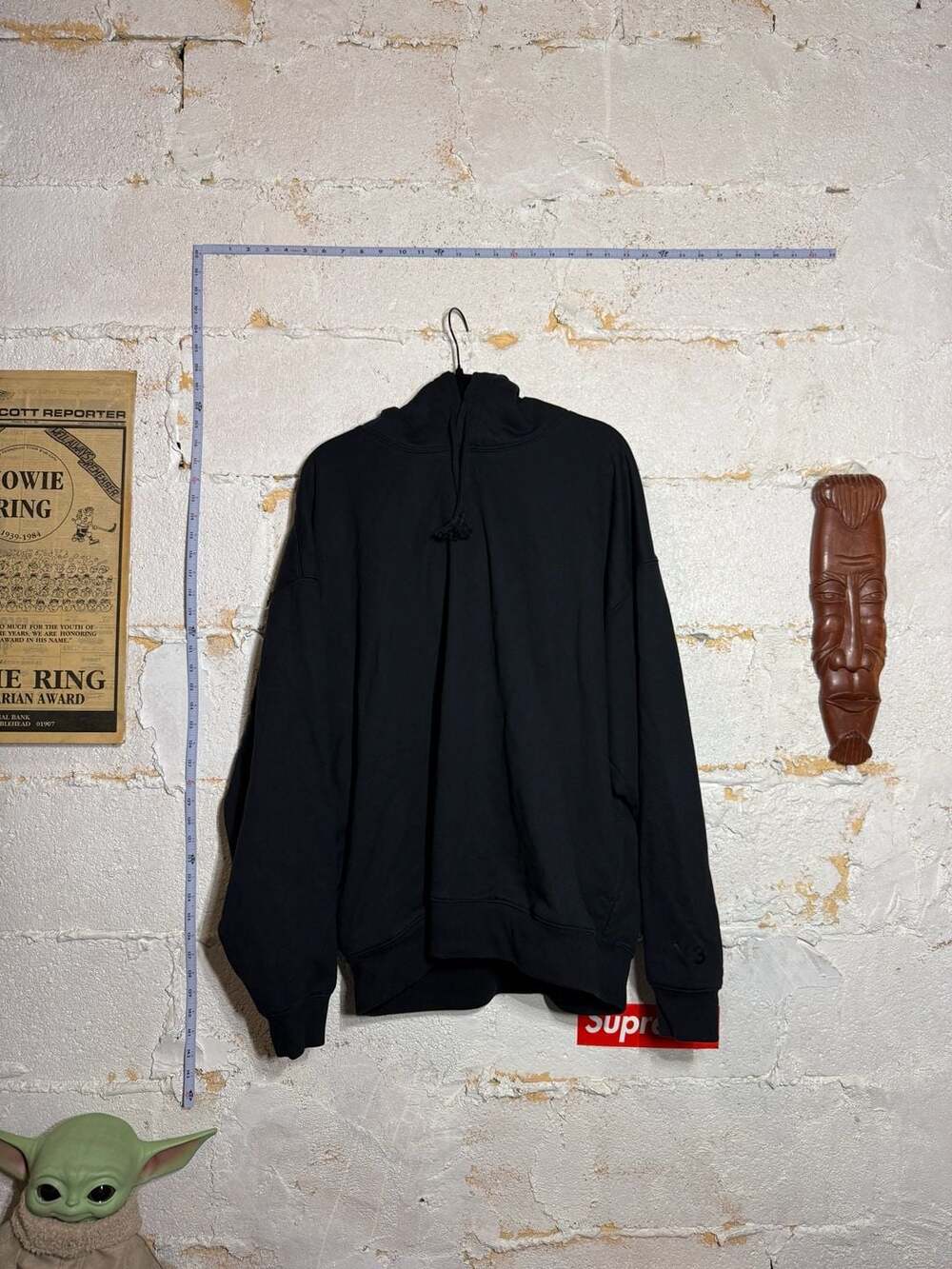 Y-3 Black Bird Graphic Logo Hoodie XL-TG